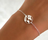 World Map Bracelet