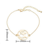 World Map Bracelet