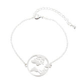 World Map Bracelet