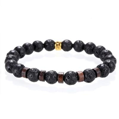 Wood x Stone Beads Bracelet