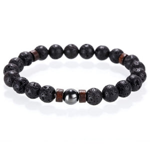 Wood x Stone Beads Bracelet